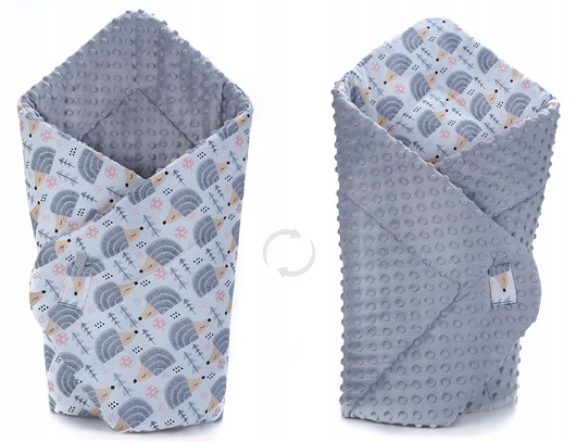 śpiwory i rożki niemowlęce ROŻEK BECIK NIEMOWLĘCY OTULACZ MINKY wzór R012