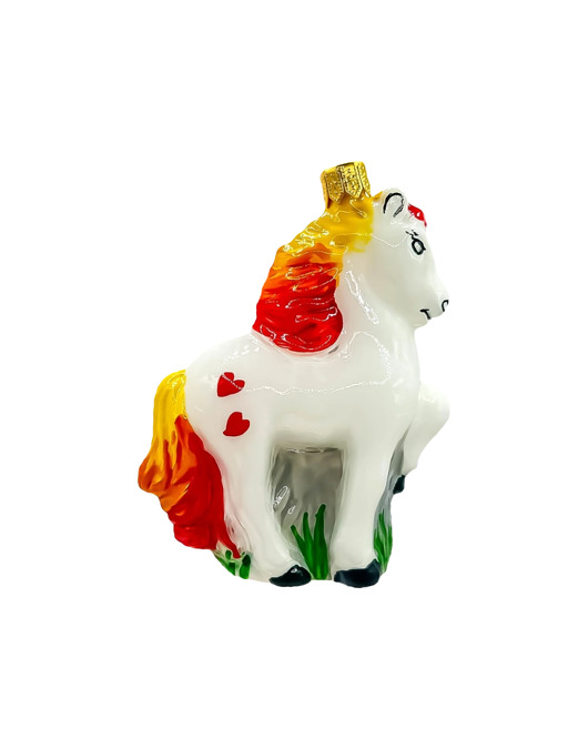 ozdoby choinkowe Bombka choinkowa: Konik w płomiennej grzywie