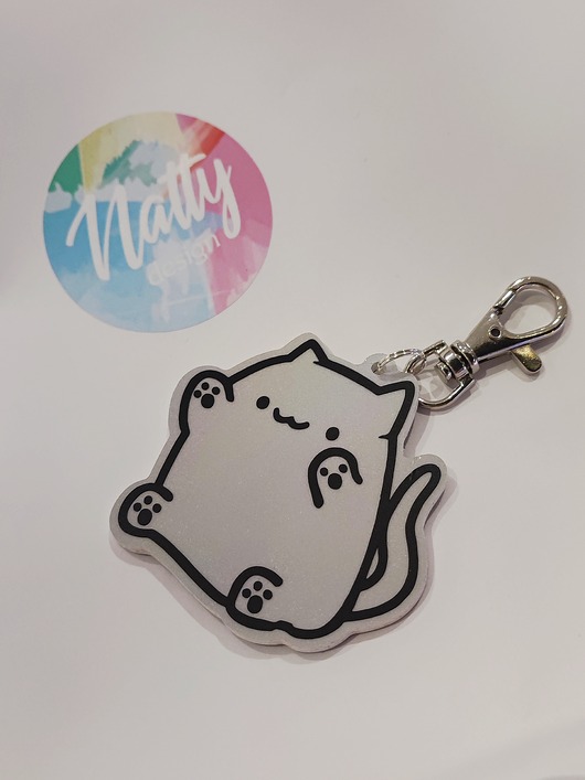 breloki Brelok odblaskowy Kotek