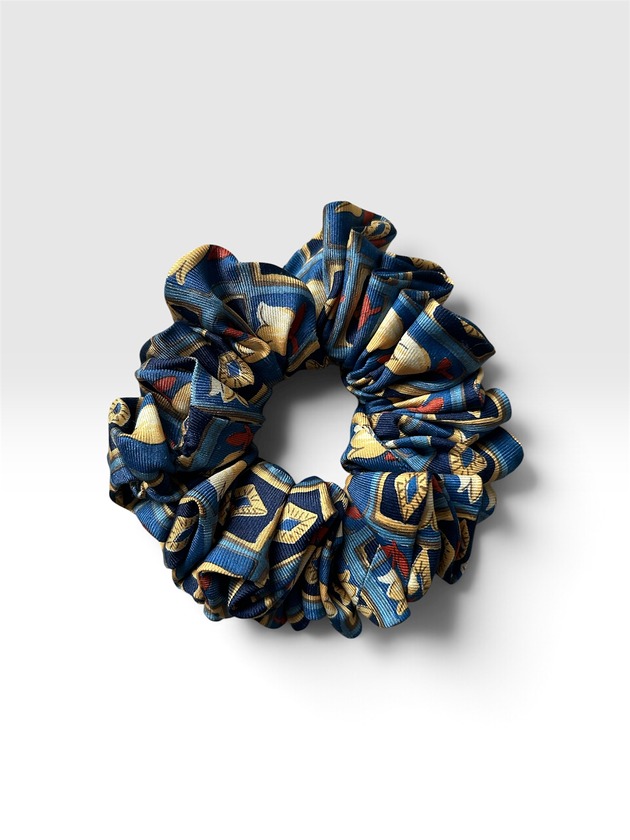 gumki do włosów Jedwabna gumka scrunchie z upcyclingu