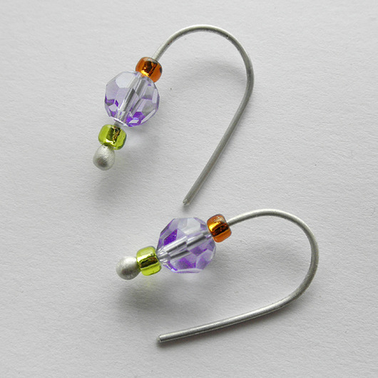 kolczyki z kamieniami Kolczyki OKRĄG