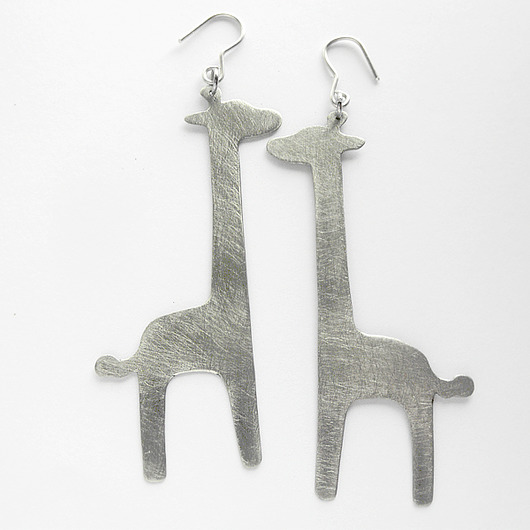 kolczyki srebrne Kolczyki srebrne ŻYRAFA