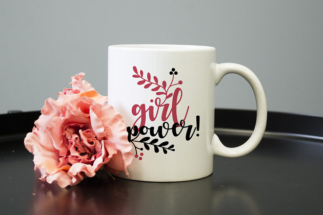 Kubek 330ml girl power! AllbagAllprints
