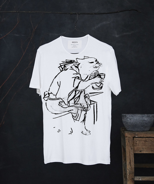 t-shirty męskie Unknown artist sketch no.55 white T-shirt Men