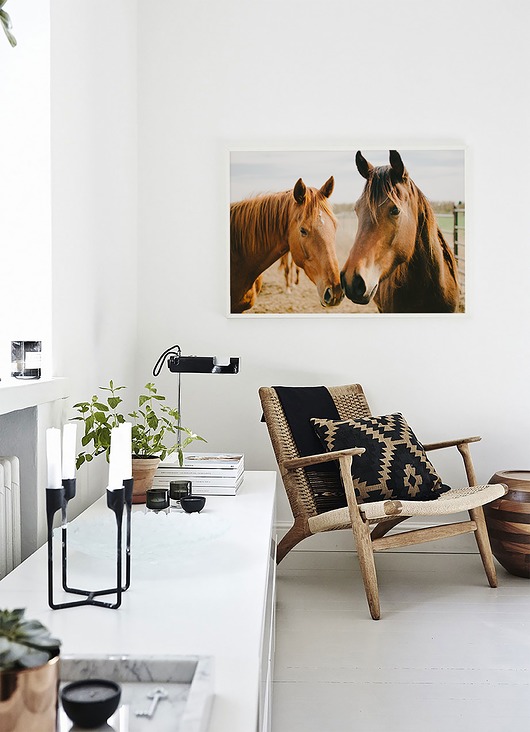 Plakat skandynawski Horses myscandi