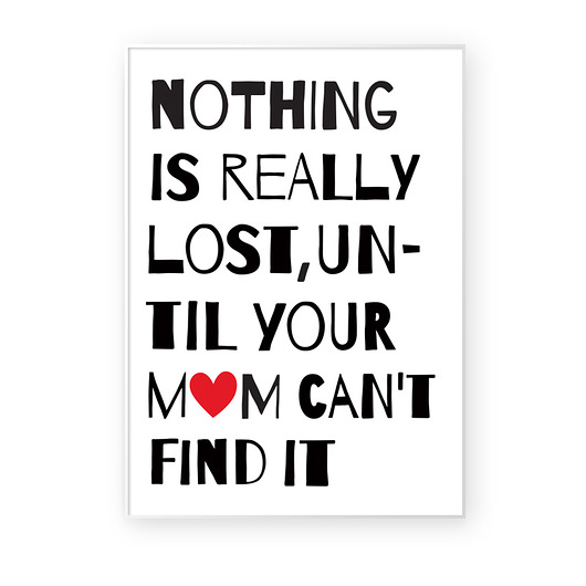 Nothing is really lost... | plakat A3 milostudio