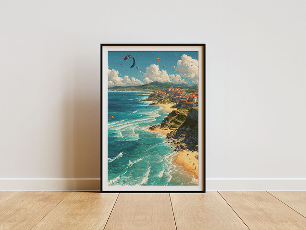 plakaty Plakat - Nazare Kite