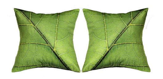 Wyprzedaż - 2 poduszki 36cm - liść AT design