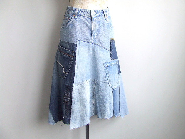 spódnice midi Spódnica jeans r.46