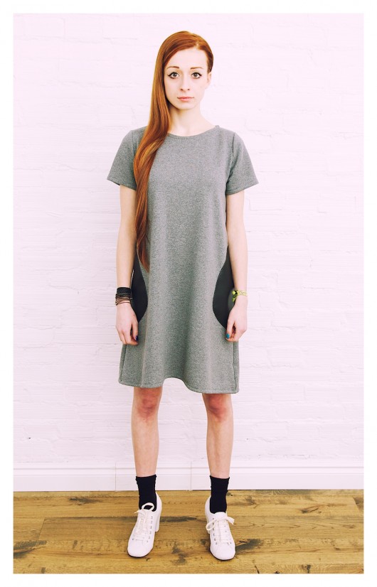 sukienka A-dress ciemnoszara L/XL STREETCODE