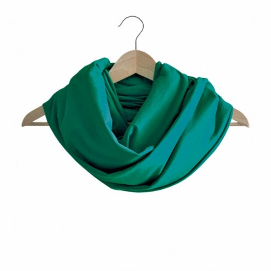 Szal Szmaragd zielony 100 % Bawełna  SiScolorful