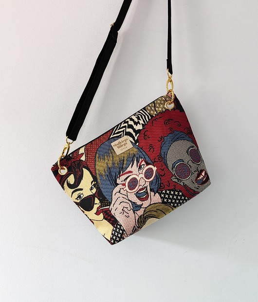 torby na ramię Torebka R U T H Party Time2 - żakardowa torebka midi