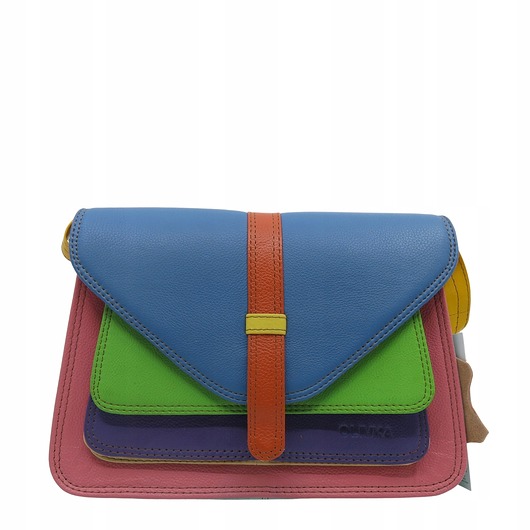 torby na ramię Torebka damska klasyczna elegancka skórzana na ramię pasek OLIVKA