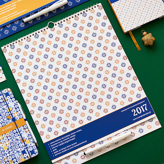 rodzinny planner miesięczny na cały 2017 rok MaMy Kalendarz