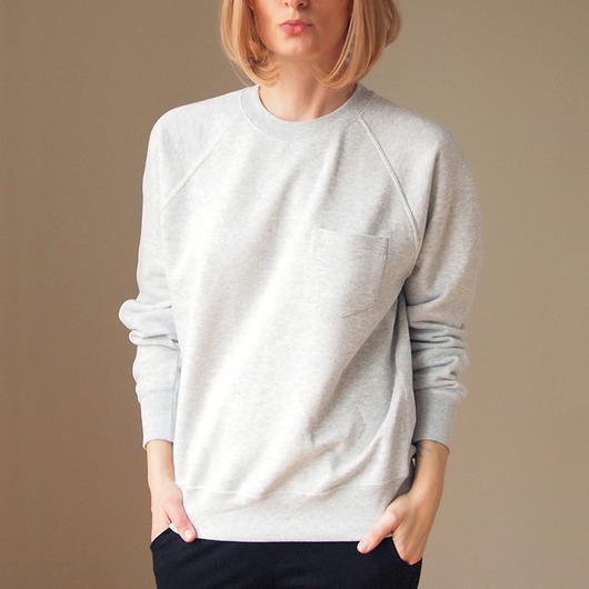  Bluza Raglan kieszonka Szara ONE MUG A DAY