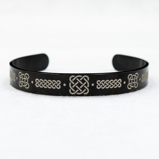 bransoletki - inne Bransoletka goth stal 003