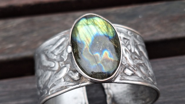 bransoletki wire wrapping Tereny górzyste  - bransoletka regulowana