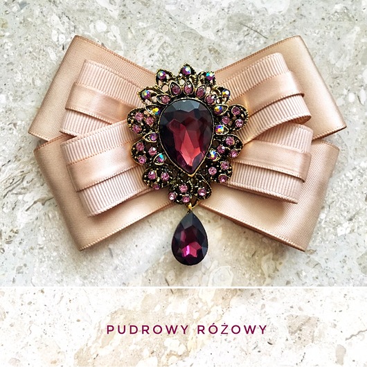 Brosza  Elegant Classic NEW 2021 Pudrowy Różowy