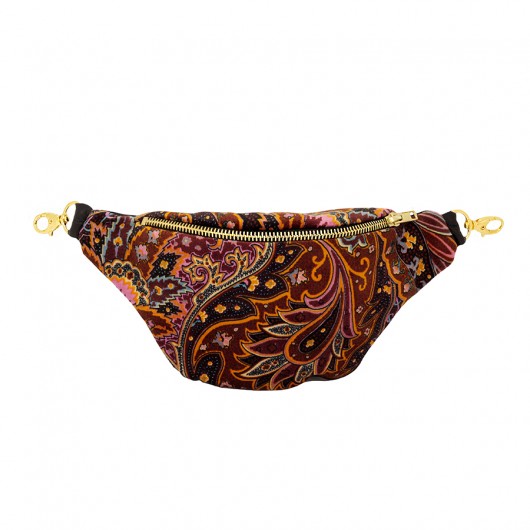 Boho Paisley - nerka na skórzanym paseczku anacomito