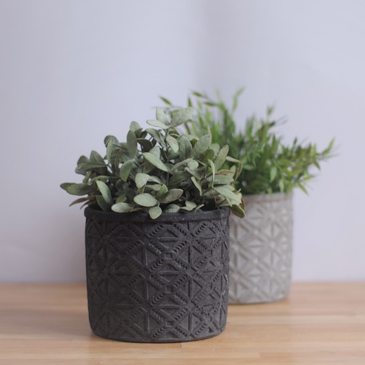 Betonowa Donica Folk Grafit Format Home and Design