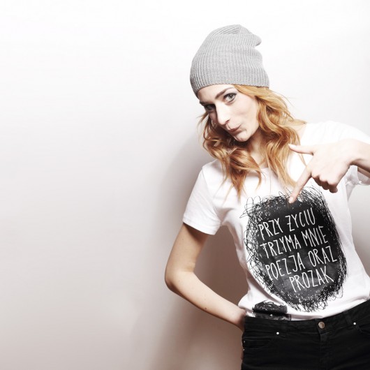  T-shirt by Marta Frej POEZJA I PROZAK CADOaccessories