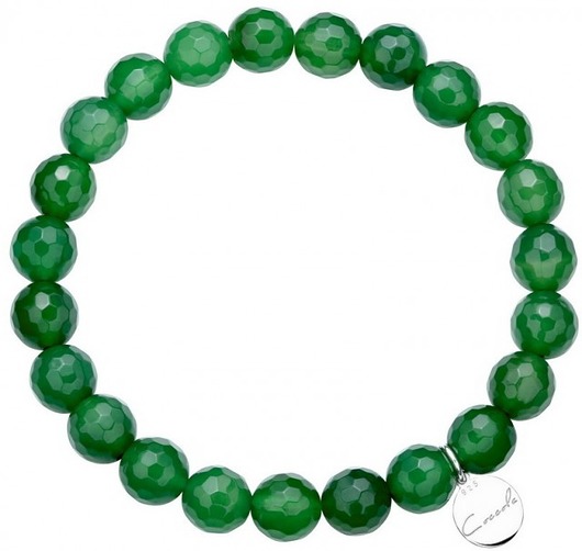Bransoletka z jadeitów i srebra 925 Coccola JEWELLERY