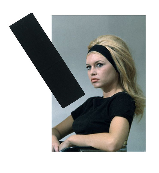 Bawełniana opaska na głowę BRIGITTE black Lile Things