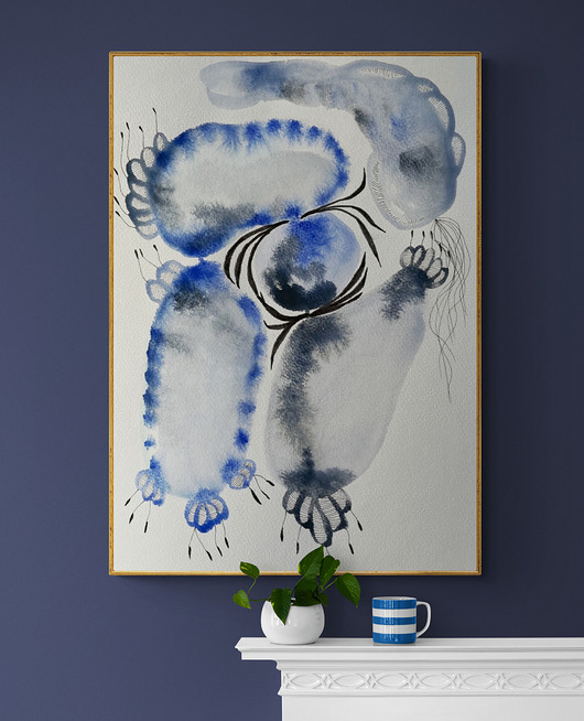 plakaty Abstrakcja No201, malowany obraz, plakat