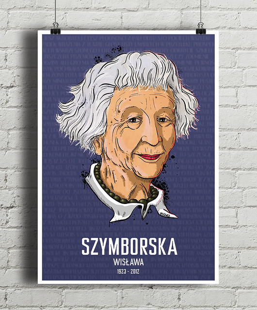 plakaty Wisława Szymborska - plakat fine art