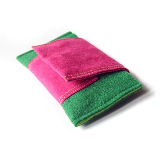 etui II - green green & pink - elfagado