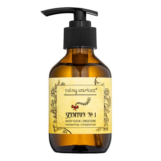 szampony do włosów Polny Warkocz Szampon No 1 Włosy Suche i Zniszczone Pentawityna i Fitokeratyn