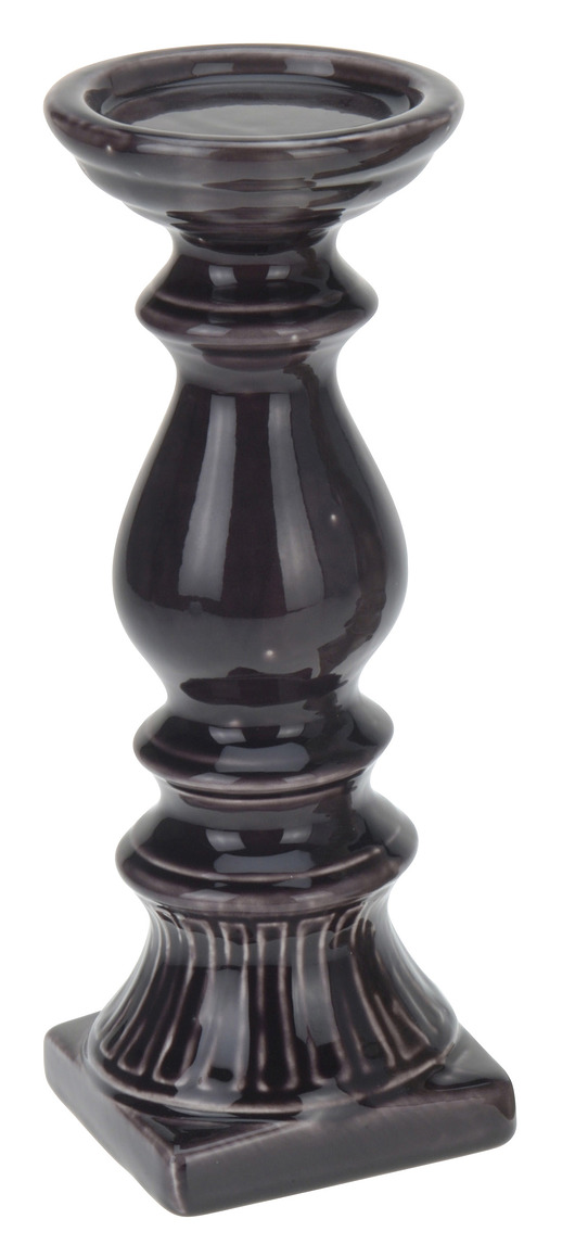 Świecznik ceramiczny fioletowy MIA home