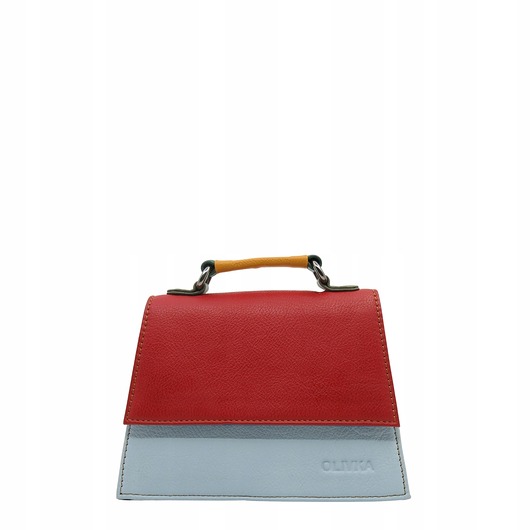 torby na ramię Torebka damska skórzana do ręki, na ramię, mała, oryginalna OLIVKA