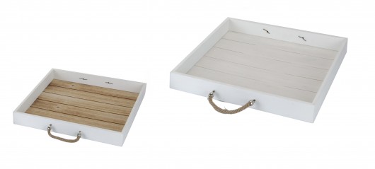 Taca 2 szt. Marine beige-white MIA home