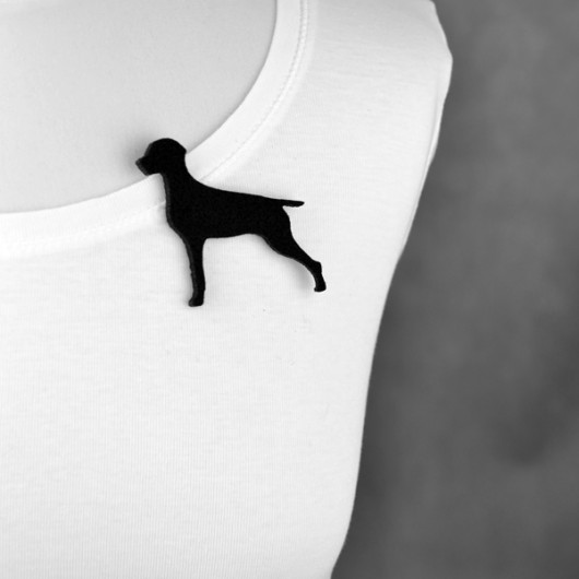 FeltDog 4 felt label