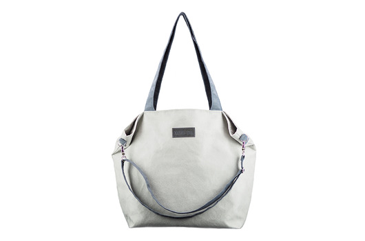 Duża torba shopperka Mili Duo MD1 - light grey Militu