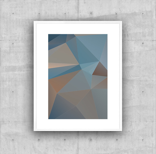 plakat 100x70 LOWPOLY 7 ED design for fun