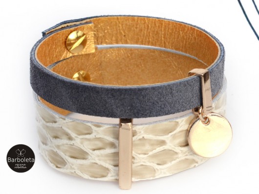 grey & croco barboleta