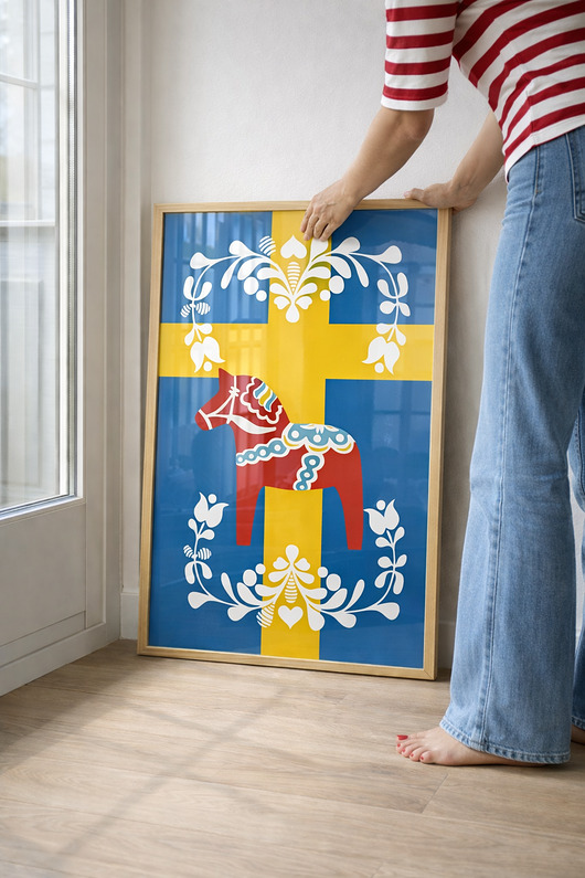 plakaty Plakat Konik z Dalarna