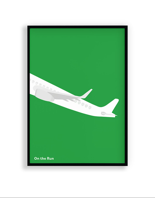 plakaty Plakat - On the Run inspirowany Pink Floyd