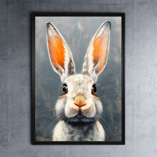 plakaty Zając - grafika na plakacie