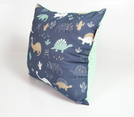 Poszewka minky - dinozaury- 40x40 cm Minky and Cotton