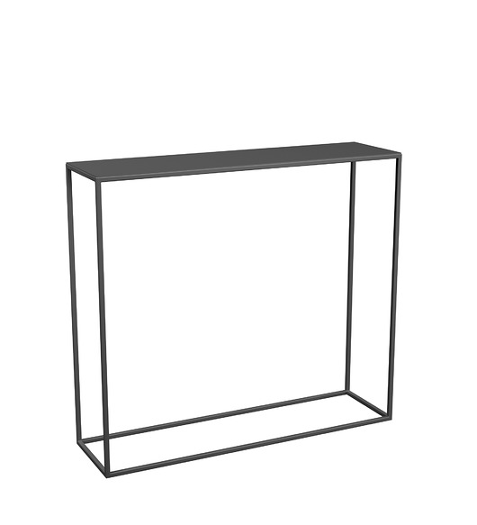regały i półki Konsola metalowa SABLE - minimalistyczna konsola