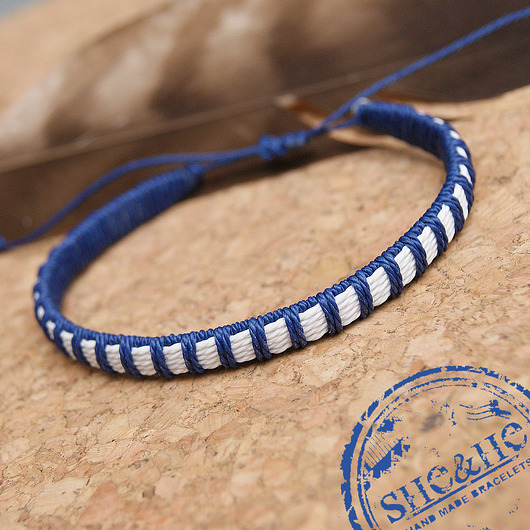Strap - navy blue/white SHEandHE