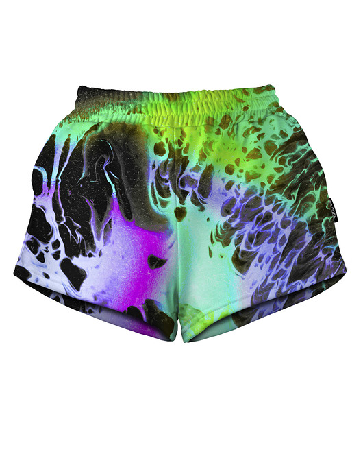 szorty damskie Shorty Spodenki Damskie DR.CROW Marble Liquid