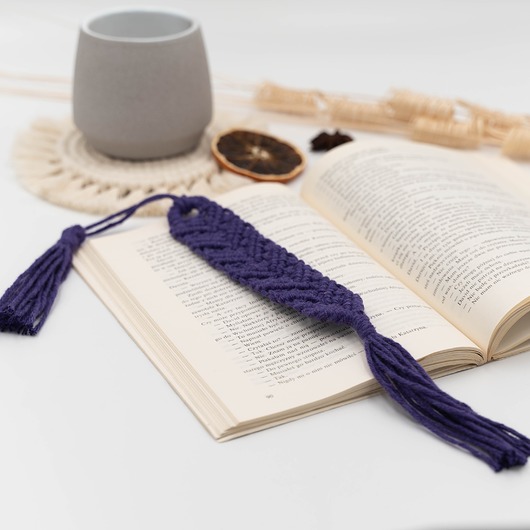 zakładki do książek Zakładka do książki Fioletowa