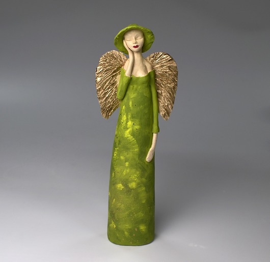 figurki i rzeźby Anioł ceramiczny