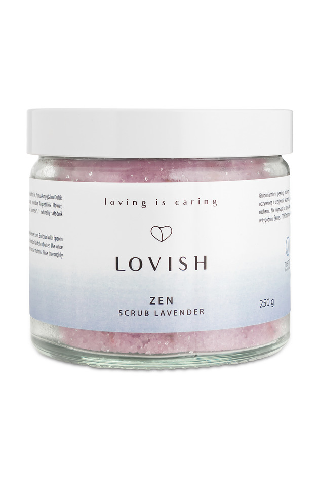 peelingi do ciała Scrub do ciała LAVENDER ZEN peeling