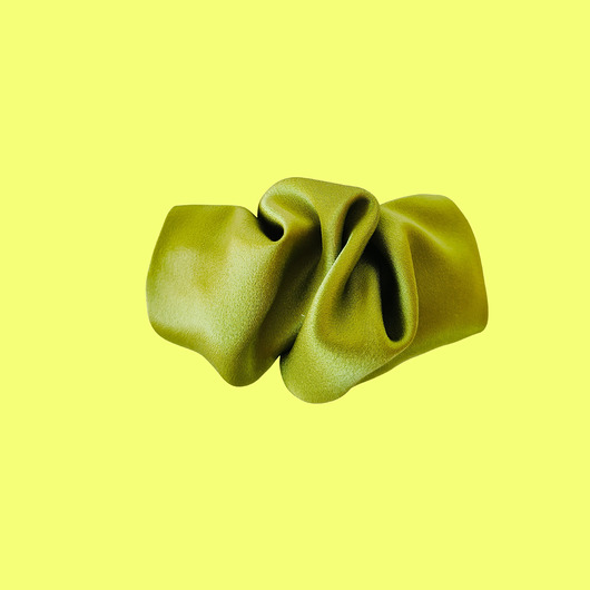 spinki i klamry do włosów Scrunchie spinka klamra jedwabna soczyste jabłko