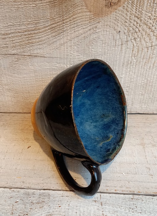 Duża ceramiczna filiżanka kamionkowa ceramiKaMDeka